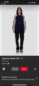 Jaqueta Bomber Adidas