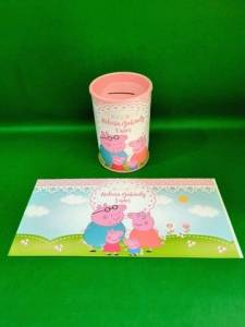 Cofrinho Tema Peppa Pig