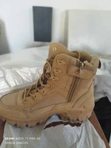 Bota Coturno Ttico Desert Ripstop