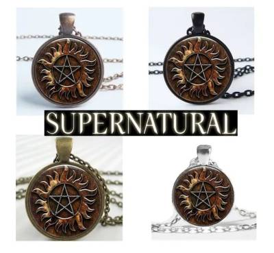 01 Cordo Supernatural Sobrenatural Colar Dean Sam Winchester