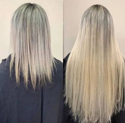 Cabelo Loiro Brasileiro + Aplicao