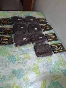 150 O Kit Carteira E Pochete Couro Legtimo Tratar *.