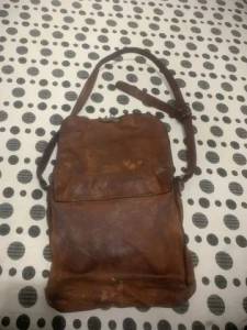 Bolsa De Couro Legtimo Da Farm