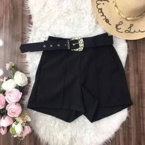 Short Alfaiataria Com Cinto