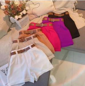 Short Alfaiataria Com Cinto