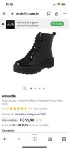 Vendo Bota Coturno