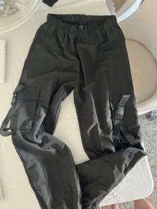 Calca Cargo Feminina Preta P