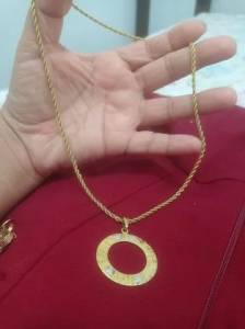 Pulseira E Colar Com Pingente