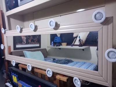 Espelho Com Luminrias Em Led