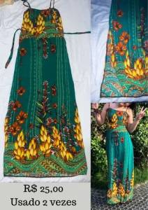 Vestido Florido Verde