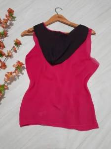 Blusa Regata Com Capuz, 100% Polister
