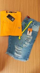 Camisa E Bermuda Masculina