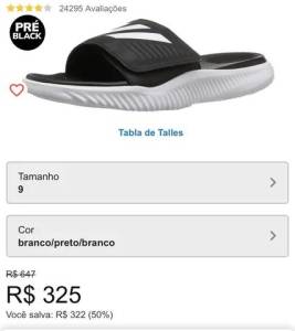 Sandlia Adidas Slide