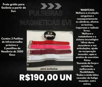 Pulseiras Magnticas Evi