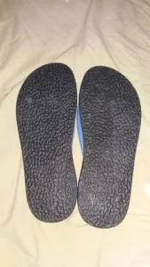 Chinelo De Palha Azul
