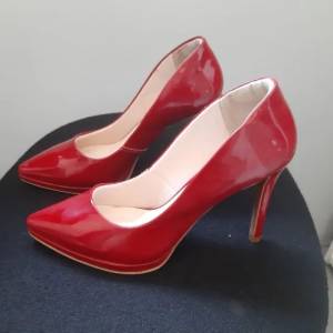 Sapato Salto Alto Vermelho