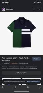 Blusa Lacoste Sport