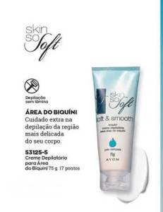 Linha Creme Depilatrio Avon Skin Soft