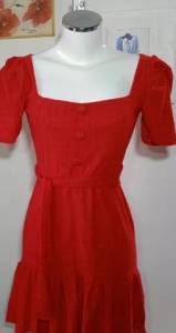 Vestido Vermelho - Tamanho P