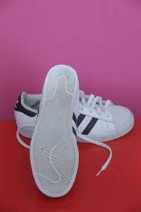 Adidas Superstar 37 Branco E Preto Couro