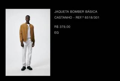 Jaqueta Bomber Zara