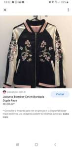 Oportunidade!!!ltima  Moda!!! Linda Jaqueta Floral