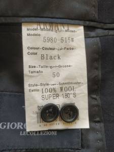 Terno Completo Giorgio Armani Palet 50 E Cala 44