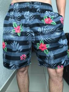 Bermuda Tectel Moda Praia Short Masculino