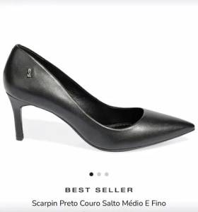 Scarpin Couro Legtimo Santa Lolla