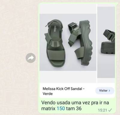 Vendo Usada Uma Vez Tam 36