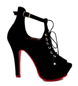 Sandlia Feminina Ankle Boot Salto Alto