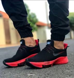 Nike Air Max Preto Com Vermelho