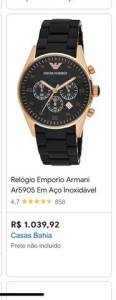 Relgio Emprio Armani