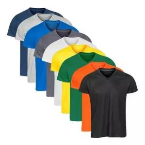 Camisas Lisas Em Algodo 30.1 E Em Malha Pv