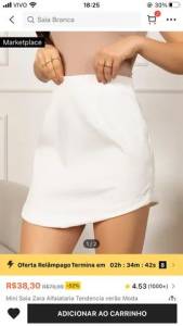 Short Shein Novos E Usados