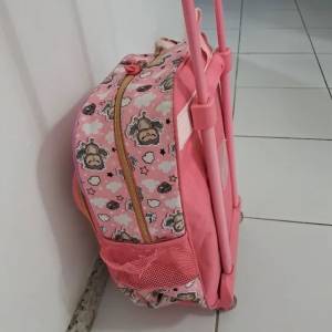 Bolsa Escolar Carrinho Feminina
