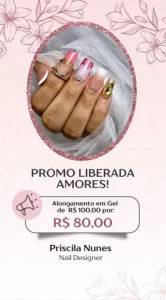Alongamento De Gel Na Tips