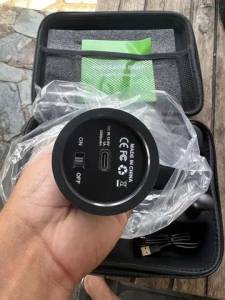 Pistola Massageadora Porttil Profissional + Maleta + 6 Ponteiras