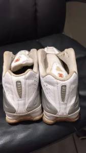 Nike Shox R4 Branco Com Prata