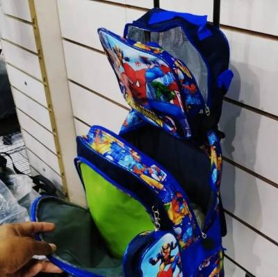 Mochila Com Rodinha Kit 3ps Homem Aranha Da22253 Promo Dy