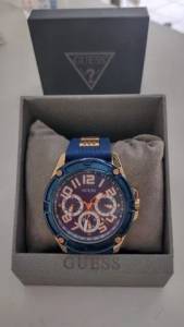 Relgio Guess Azul Rose Masculino Aceito Troca