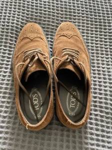Sapato Tod?s Estilo Brogue Em Suede Impecvel