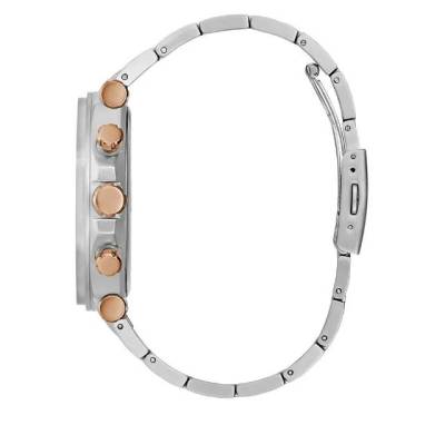 Relgio Guess Masculino Prata Com Crongrafo Novo Original E Nfe