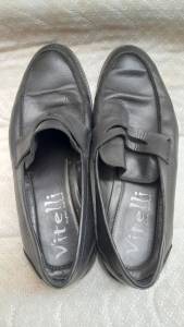 ?sapato Social Preto Vitelli  Otimo Estado  Conservado Seminovo