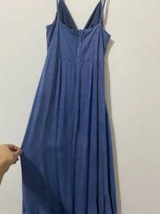 Vestido Longo Azul Marinho Youcom