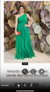 Vestido De Festa Usado Apenas 1x.