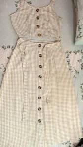 Conjunto De Croped E Saia