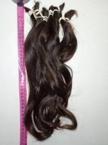 Cabelo Castanho Natural Virgem 100g 37cm