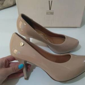Scarpan Nude N.35 Pouco Usado