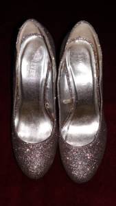 Scarpin Plataforma Glitter Forever 21